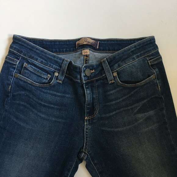 PAIGE Premium Denim Rita Wash Peg Skinny 5 Pocket Logo Hardware Jeans - Picture 5 of 12